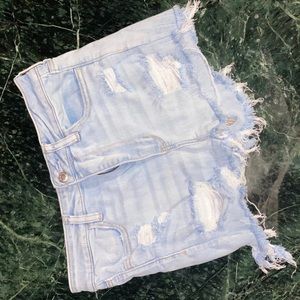Distressed shorts